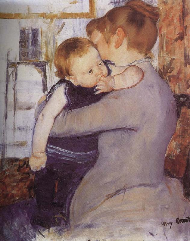 Mary Cassatt Mother and son china oil painting image